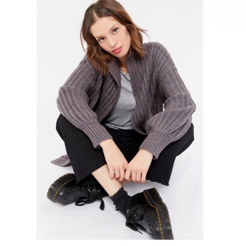 UO Truly Madly Deeply Ava Open Front Cardigan